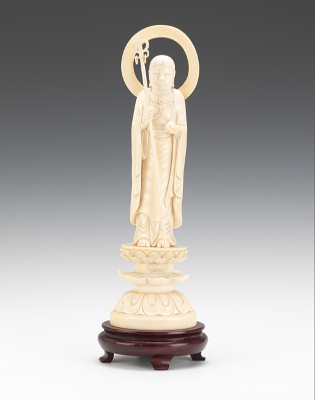 Carved Ivory Figure of the Amida