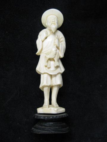 Carved Ivory Figurine of a