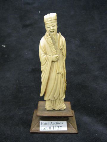 Carved Ivory Figurine of an