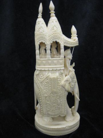 Carved Ivory Figurine of Elephant