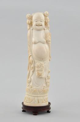 Carved Ivory of Budai, the Loving