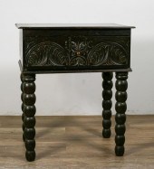 CARVED JACOBEAN SIDE TABLECarv