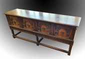 CARVED JACOBEAN STYLE KITTINGE