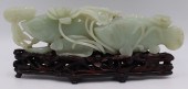 CARVED JADE FIGURAL GROUPING O