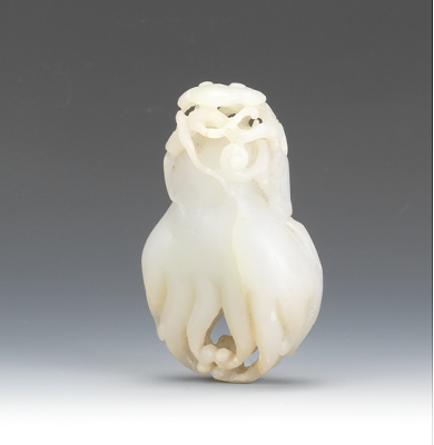 Carved Jade Fou Shou or Buddha's