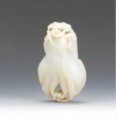 Carved Jade Fou Shou or Buddha