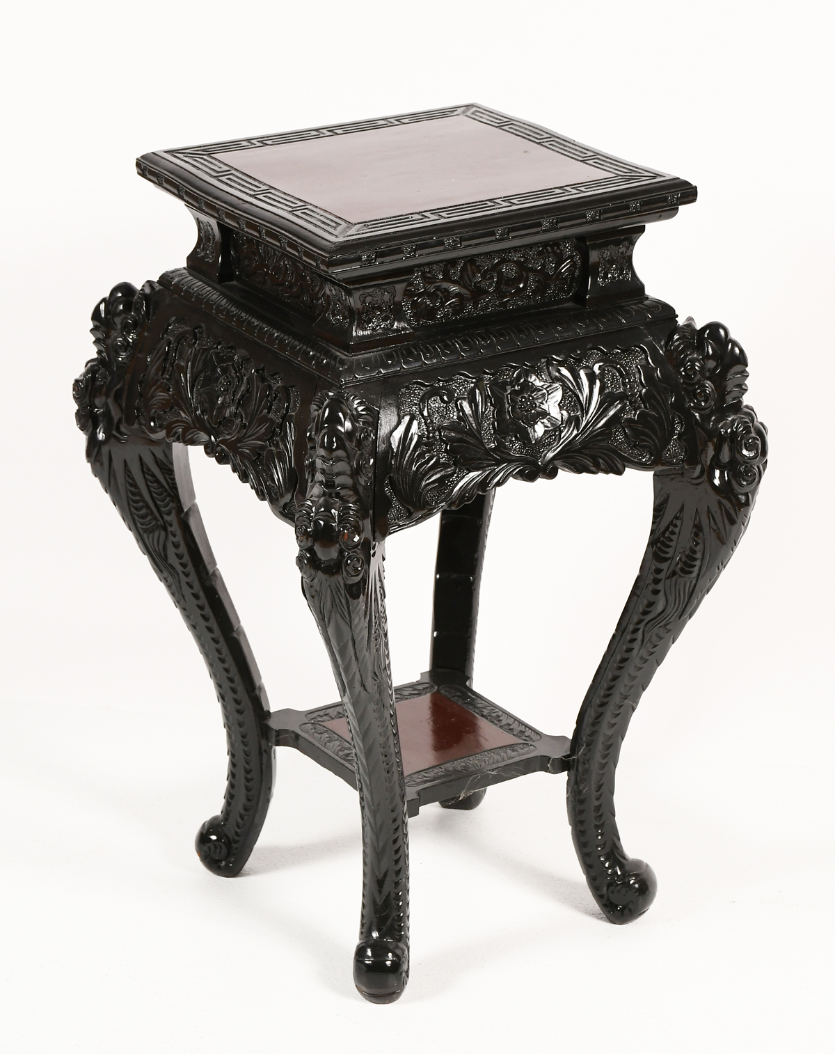 CARVED JAPANESE JARDINIERE/FERN