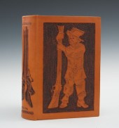 Carved Leather Binding by Jan