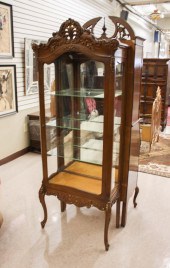 CARVED LOUIS XV STYLE CURIO CA