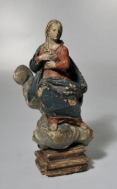CARVED MADONNA SANTOS FIGURE18