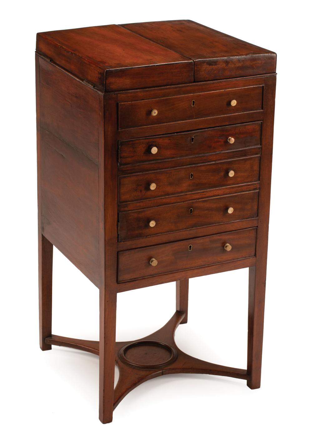 CARVED MAHOGANY BEAU BRUMMEL