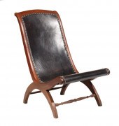 CARVED MAHOGANY "BUTAC" OR "CA