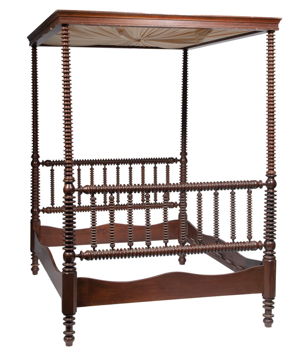 CARVED MAHOGANY "CONVENT" TESTER
