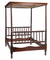 CARVED MAHOGANY "CONVENT" TEST
