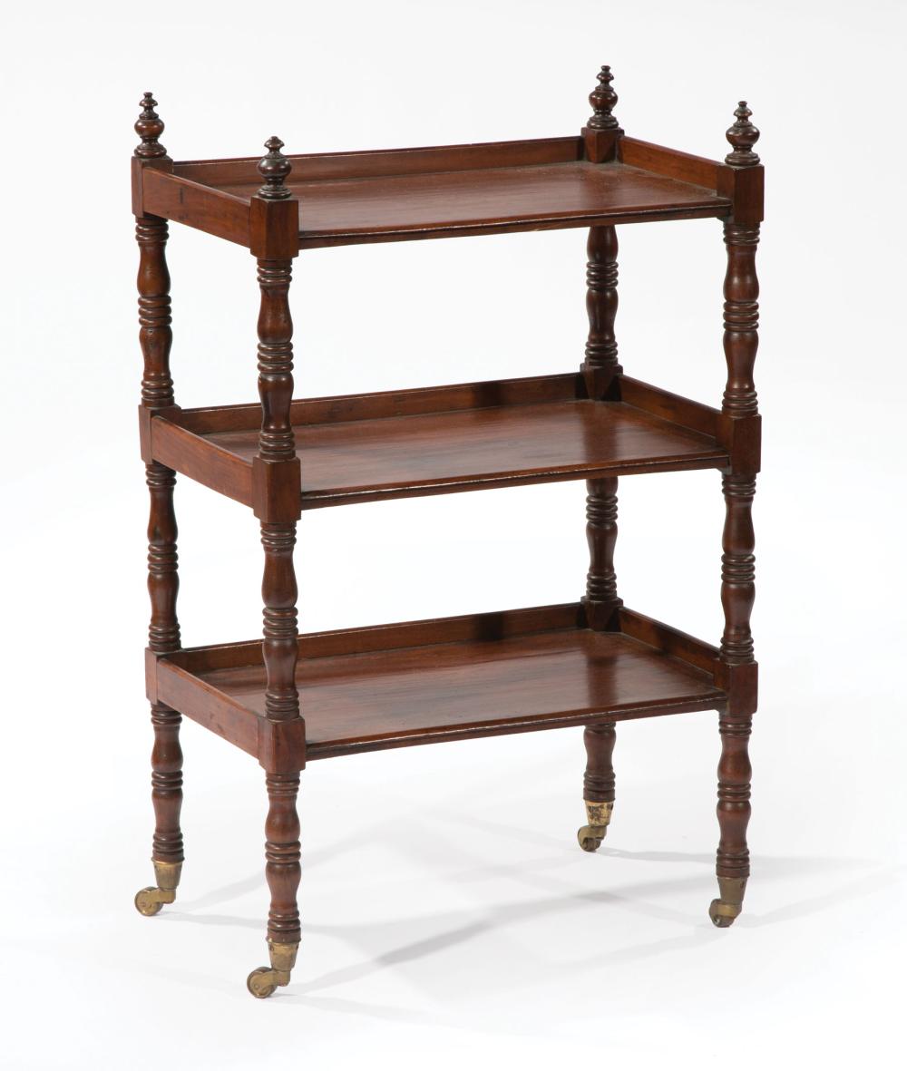 CARVED MAHOGANY DIMINUTIVE