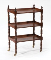 CARVED MAHOGANY DIMINUTIVE TRO