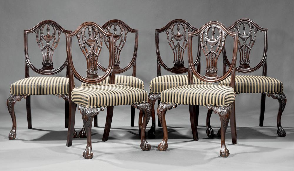 CARVED MAHOGANY DINING