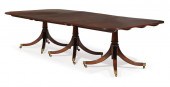 CARVED MAHOGANY EXTENSION DINI