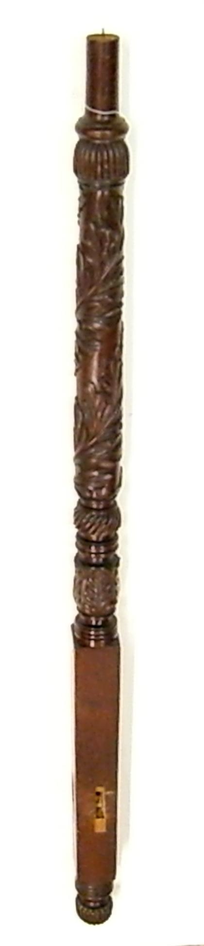 Carved mahogany four poster