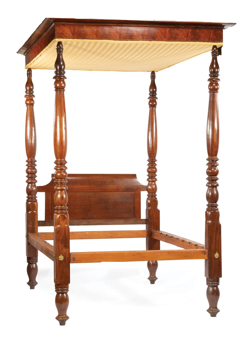 CARVED MAHOGANY FOUR POSTER