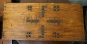 CARVED MAHOGANY GAMEBOARD, 12-