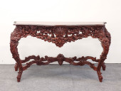 CARVED MAHOGANY LOUIS XVI STYL