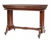 CARVED MAHOGANY METAMORPHIC TR