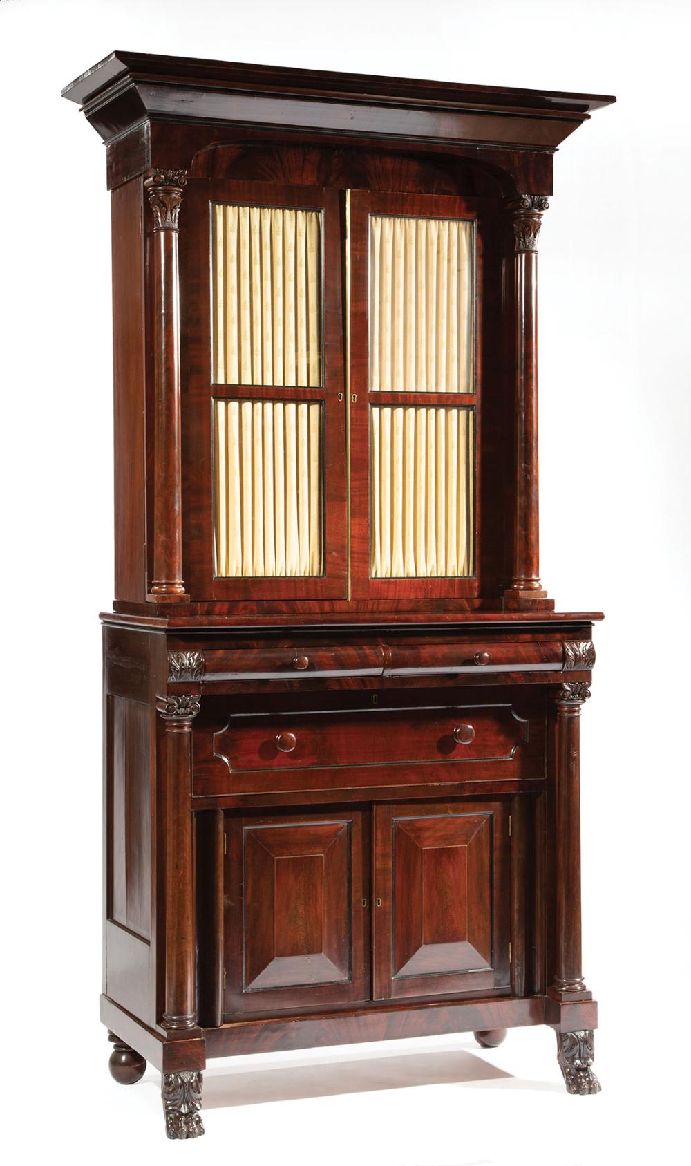CARVED MAHOGANY