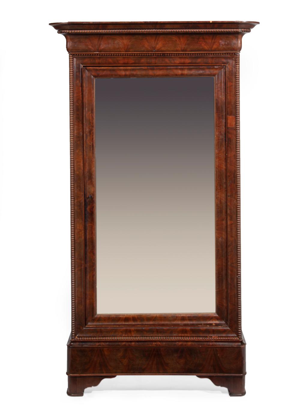 CARVED MAHOGANY SINGLE DOOR