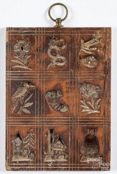CARVED MAPLE SPRINGERLE BOARD,