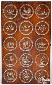 CARVED MAPLE SPRINGERLE BOARD,