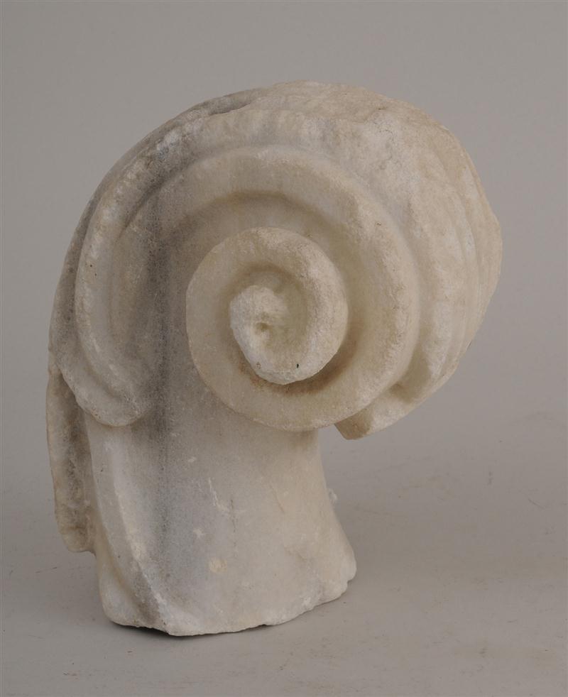 CARVED MARBLE ARCHITECTURAL ELEMENT