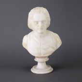 Carved Marble Bust of Franz Li