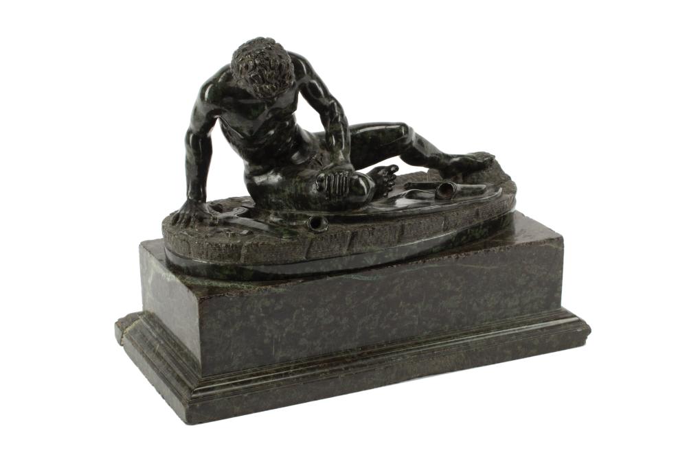 CARVED MARBLE FIGURE OF "THE