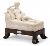 CARVED MARBLE FIGURE OF "VENUS