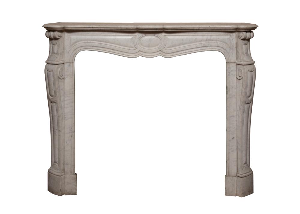 CARVED MARBLE MANTELAntique