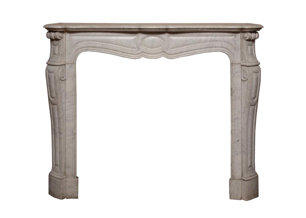 CARVED MARBLE MANTELAntique