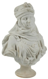 CARVED MARBLE SCULPTURE, ORIEN