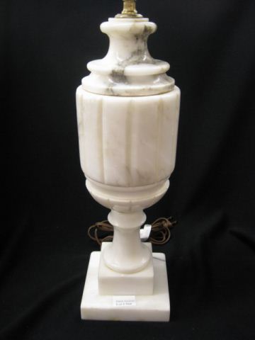 Carved Marble Table Lamp classic