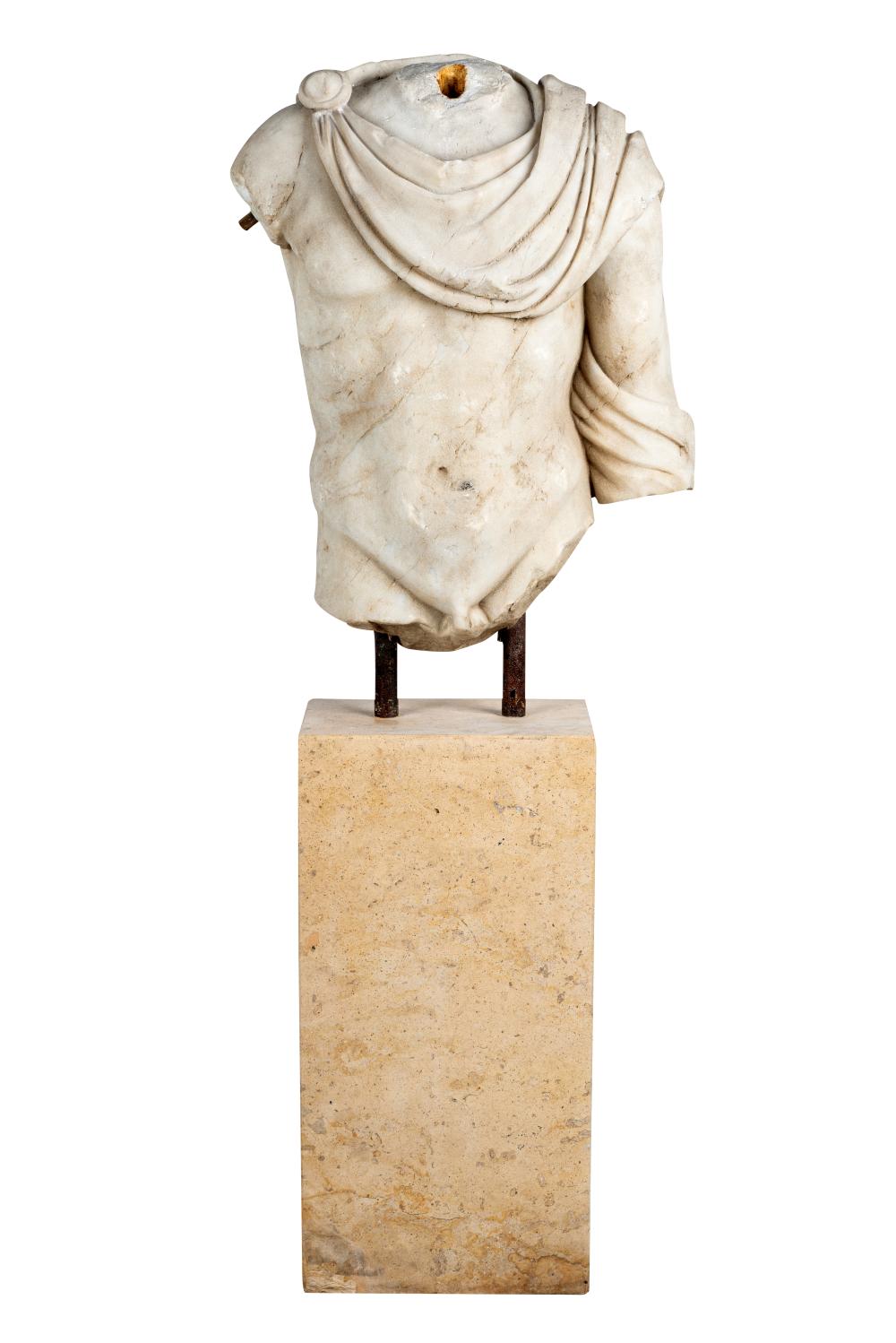 CARVED MARBLE TORSOafter the
