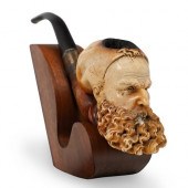 CARVED MEERSCHAUM SMOKING PIPE