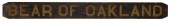 CARVED NAMEBOARD FROM THE ARCT