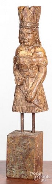 CARVED NATIVE AMERICAN TOBACCO