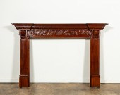 CARVED NEO-BAROQUE MAHOGANY FI