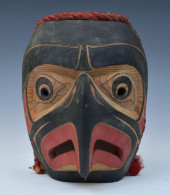 CARVED NORTHWEST COAST MASK, N