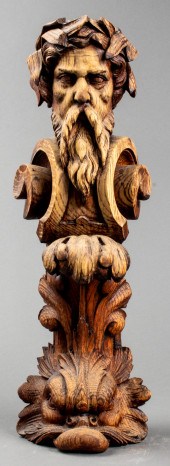 CARVED OAK ARCHITECTURAL ELEME