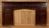 CARVED OAK ELIZABETHAN STYLE F