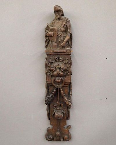 CARVED OAK FRAGMENTA 19th century