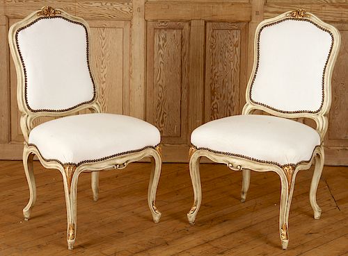 CARVED OVERSIZED SIDE CHAIRS