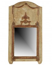 CARVED, PAINTED AND GILT WALL